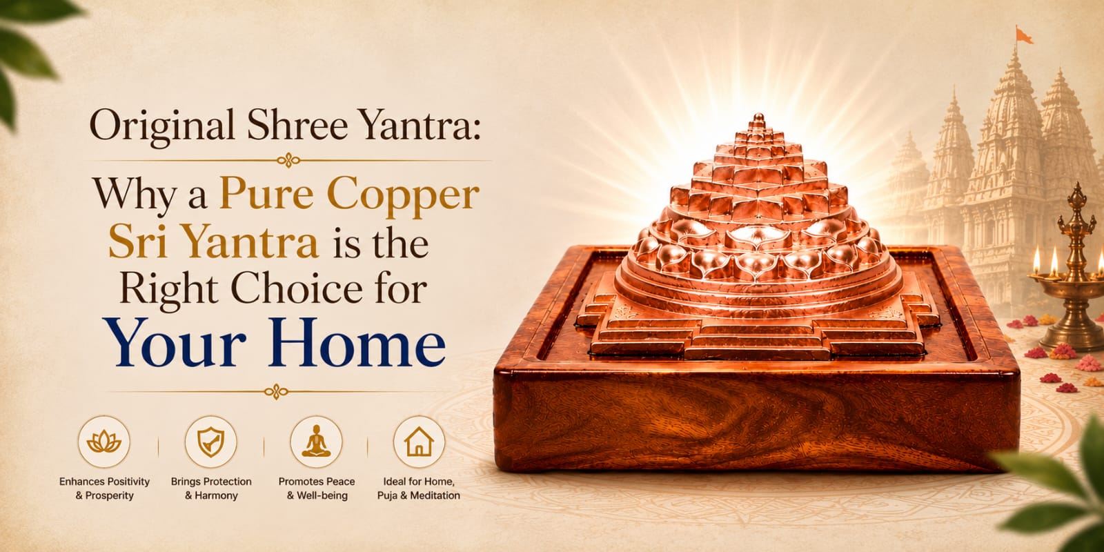 Original Shree Yantra: Why a Pure Copper Sri Yantra is the Right Choice for Your Home